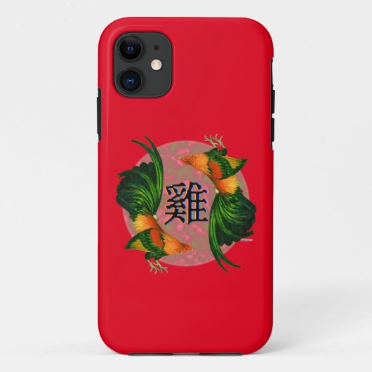 ニワトリの年 Case-Mate iPhoneケース (裏面)