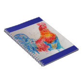 ニワトリの水彩画 鳥 キッズ 男の子 ノート (右側)