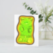 ニワトリの熊 ポストカード (スタンド正面)