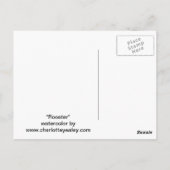 ニワトリの美術葉書 ポストカード (裏面)