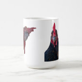 ニワトリの肖像マグカップ コーヒーマグカップ (中央)