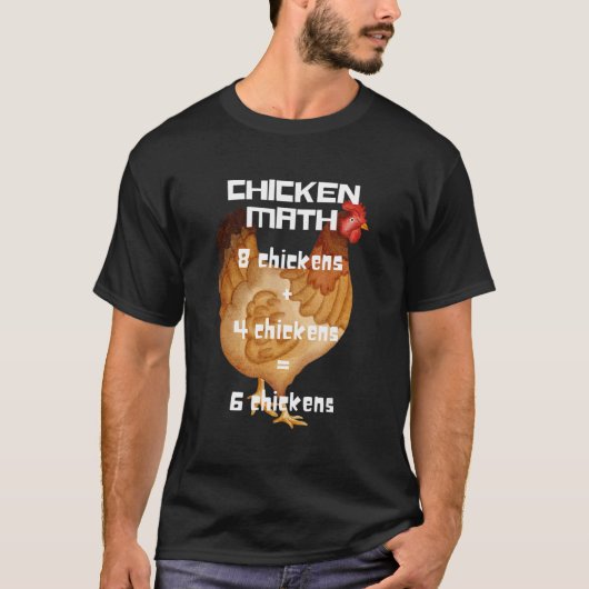 ニワトリの計算 Tシャツ (正面)