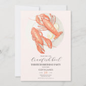 ニワトリの誕生日を煮る年齢 招待状 (正面)