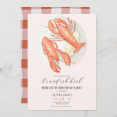 ニワトリの誕生日を煮る年齢 招待状 (正面/裏面)