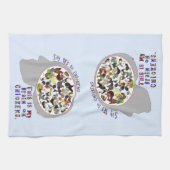 ニワトリの頭脳 キッチンタオル (横)