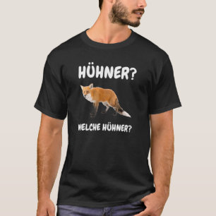 ニワトリの顔をしたキツネのMeme Tシャツ