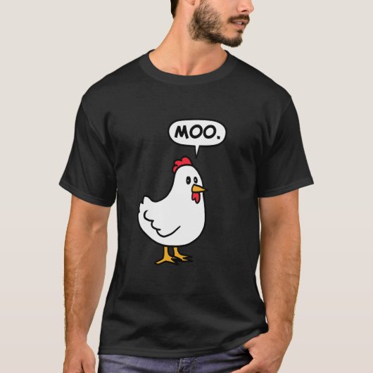 ニワトリの鳴き声 Tシャツ (正面)