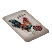 ニワトリの〔占星術の〕十二宮図アート中国のの年 マグネット (右側)