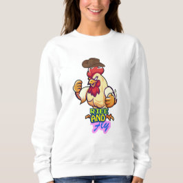 「ニワトリのRise and Fly」Tシャツ スウェットシャツ