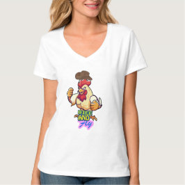 「ニワトリのRise and Fly」Tシャツ Tシャツ