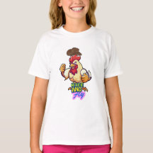 「ニワトリのRise and Fly」Tシャツ