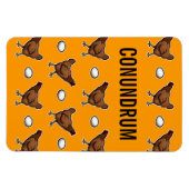 ニワトリまたは卵のコンundrum マグネット (横)