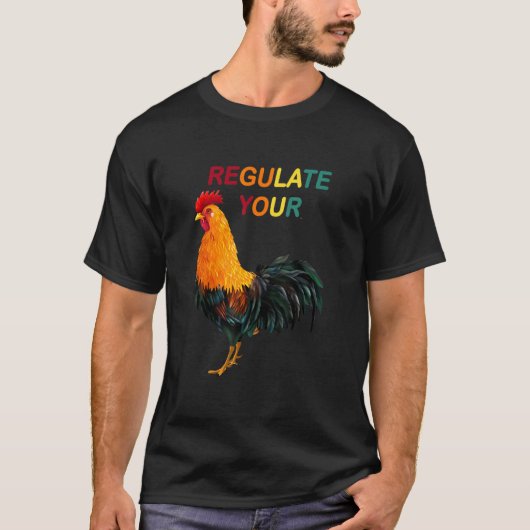 ニワトリをコントロール Tシャツ (正面)