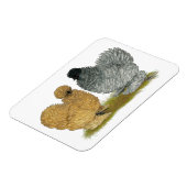 ニワトリを口絞りする マグネット (左側)