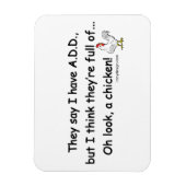 ニワトリを満載 マグネット (縦)