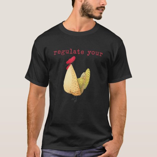 ニワトリを調教せよ Tシャツ (正面)