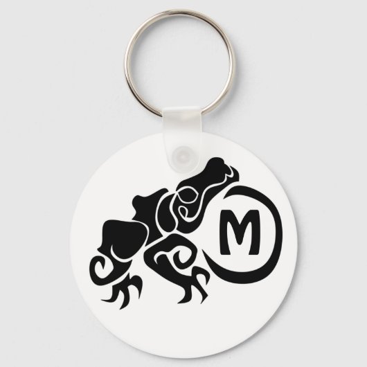 ニワトリカエル キーホルダー (正面)