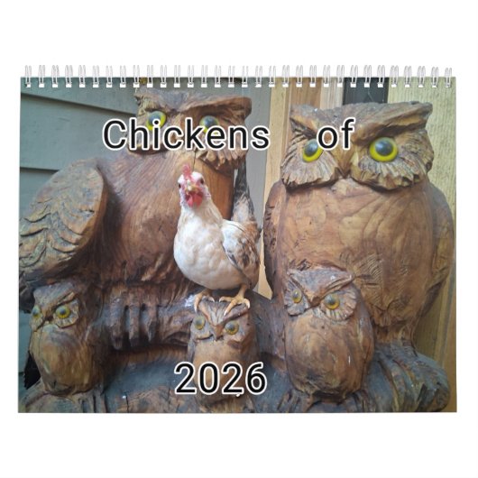 ニワトリカレンダー 2026 カレンダー (カバー)
