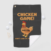 ニワトリゲーム 目をそらすな ゴルフタオル (インサイチュ)