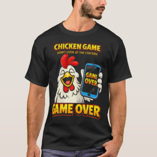 ニワトリゲーム 見ちゃダメ ニワトリゲーム 終了 Tシャツ