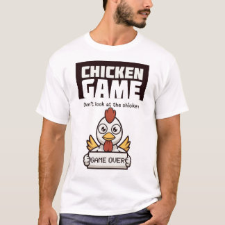 ニワトリゲーム 見ちゃダメ Tシャツ