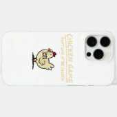 ニワトリゲーム 鶏を見ちゃダメ 面白いひよこ Case-Mate iPhoneケース (裏面 (横))