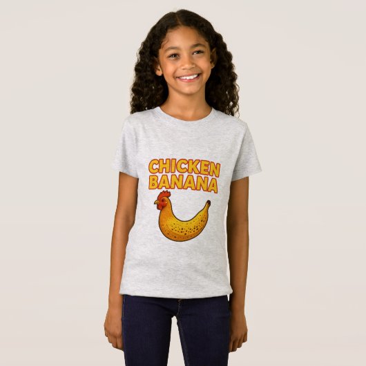 ニワトリバナナマッドネス 🐔🍌 Tシャツ (正面フル)