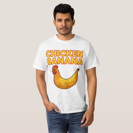 ニワトリバナナマッド 🐔🍌 Tシャツ (正面フル)