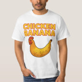 ニワトリバナナマッド 🐔🍌 Tシャツ (正面)