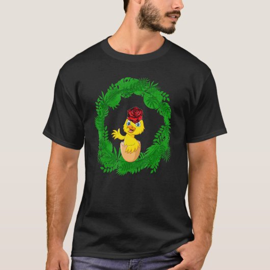 ニワトリバラ自然農園コアファームコア Tシャツ (正面)