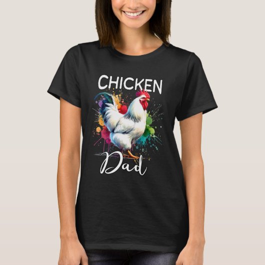 ニワトリパパニワトリ Tシャツ (正面)