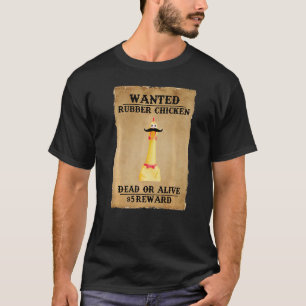 ニワトリ募集 ゴム製ニワトリ 死んでても生きてても Tシャツ