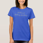 ニワトリ善の女神! Tシャツ (正面)
