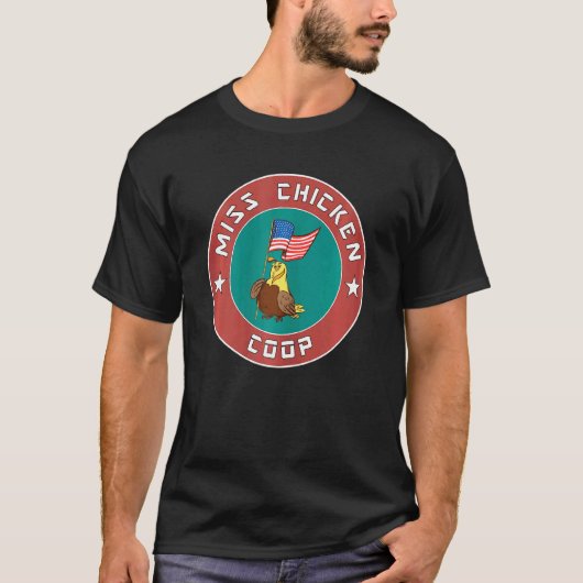 ニワトリ小屋のアクセサリー にわとり Tシャツ (正面)