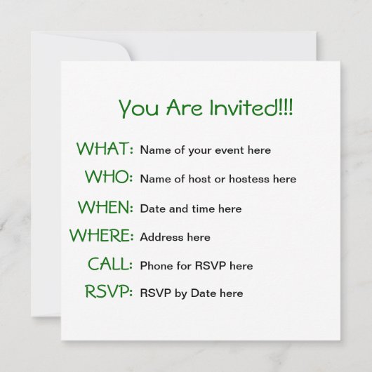 ニワトリ捕らえる昼食野生生物写真 招待状 (裏面)