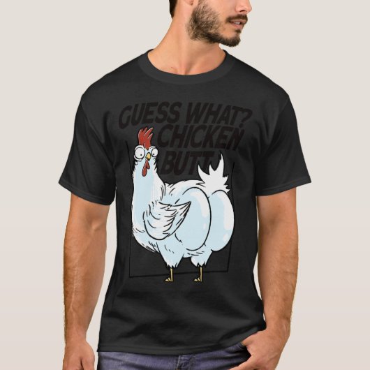 ニワトリ農家や農家が趣味でニワトリを育てる Tシャツ (正面)