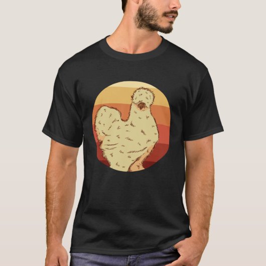 ニワトリ農家や農家が趣味でニワトリを飼育 Tシャツ (正面)