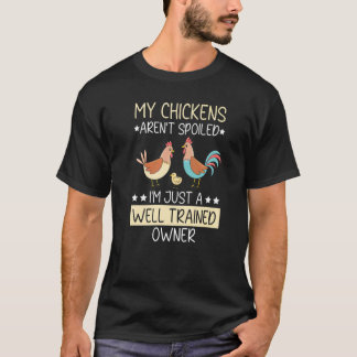 ニワトリ農家 ニワトリのささやき 農場の動物 家禽 Tシャツ