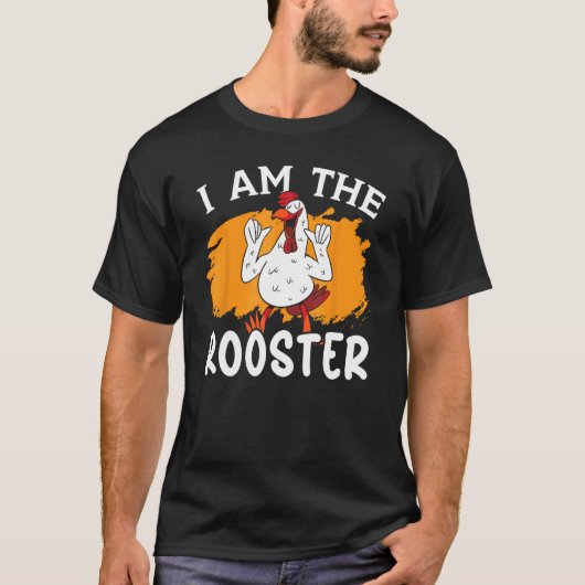 ニワトリ農家 鶏のささやき手 農場の動物 ポルトリー Tシャツ (正面)