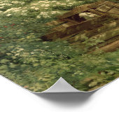 ニワトリ食べ物を与えの ポスター (角)