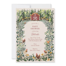 ニワトリ魅力的ズアットザバーンファームベビーシャワー