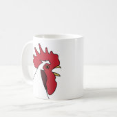 ニワトリ おんどり コーヒーマグカップ (正面左)