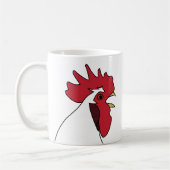 ニワトリ おんどり コーヒーマグカップ (左)