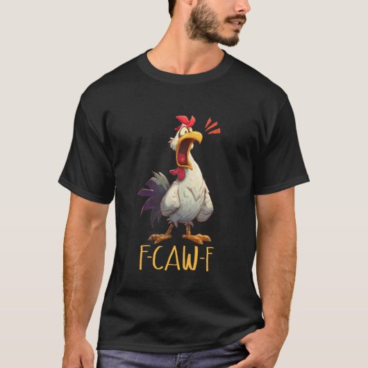 ニワトリ おんどり F-CAW-F Tシャツ (正面)