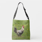 ニワトリ, オスニワトリ, 動物, 鳥, 農場, 農業, クロスボディバッグ (裏面)