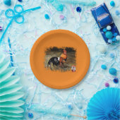 ニワトリ/ガロ/雄鳥 ペーパープレート (パーティー)