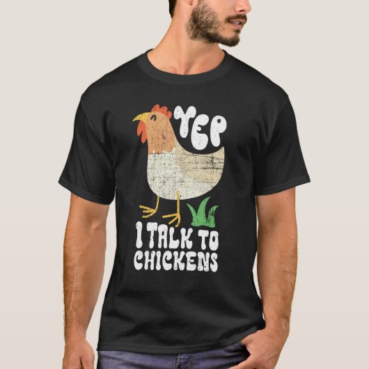 ニワトリ ニワトリ ニワトリ 飼い主 Tシャツ (正面)