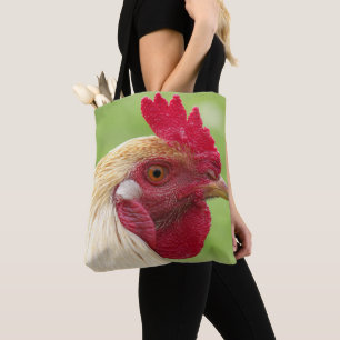 ニワトリ,ニワトリ,動物,鳥,デザイン,農場, トートバッグ
