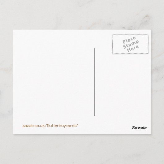 ニワトリ ポストカード (裏面)