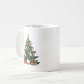 ニワトリ 牛 ヤギ 馬 農場 動物 農家 クリスマス コーヒーマグカップ (正面左)